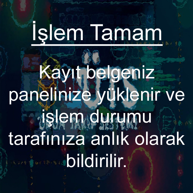 Ürün Takip Sistemi 4 uts kayıt işlemi tamamlandı